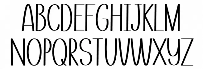 Small Love Font Litere mici