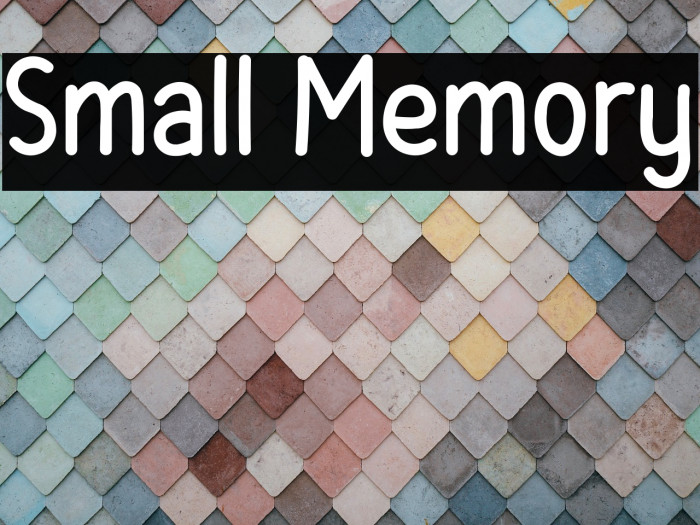 Small Memory Example 3