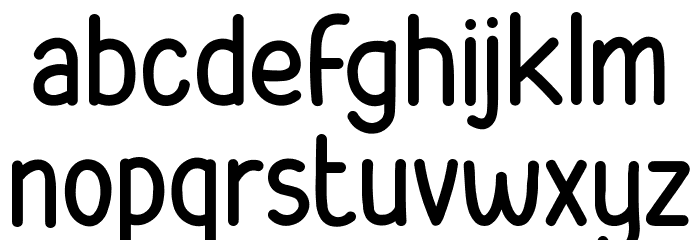 Small Memory Font LOWERCASE