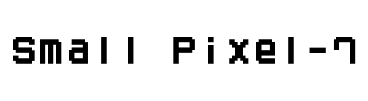 Small Pixel-7 Font