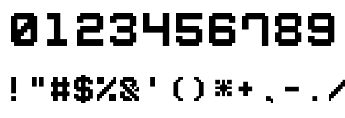 Small Pixel-7 Font OTHER CHARS