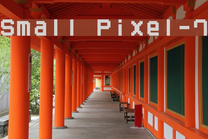 Small Pixel-7 Font examples