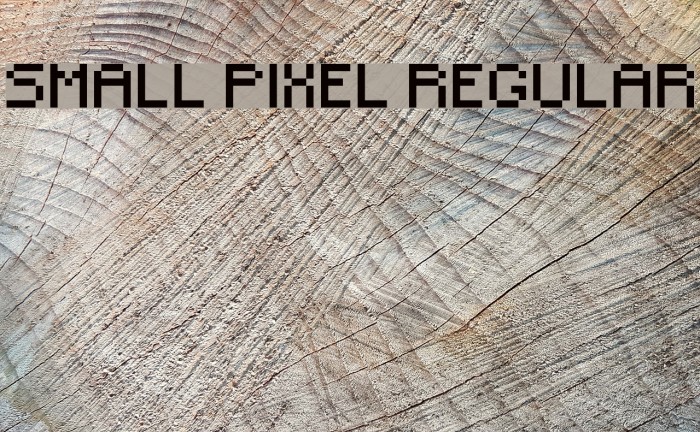 Small Pixel Regular Font examples