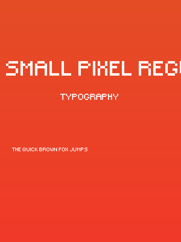 Small Pixel Regular Poster