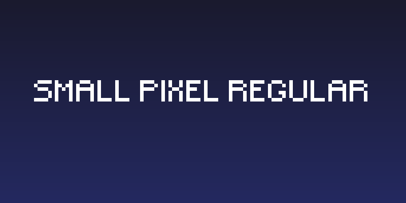 Small Pixel Regular Social Header