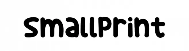 Small Print  Free Fonts Download