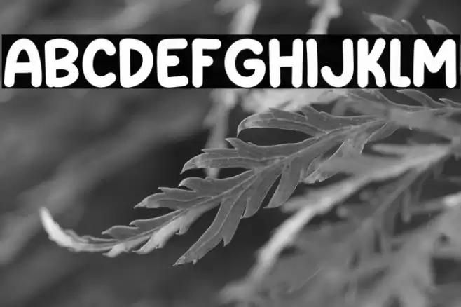 Small Print Font examples