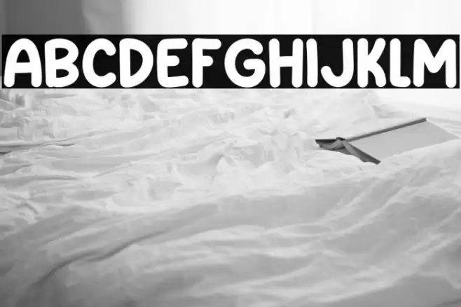 Small Print Font examples