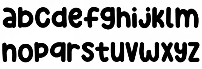 Small Print 字体 小写