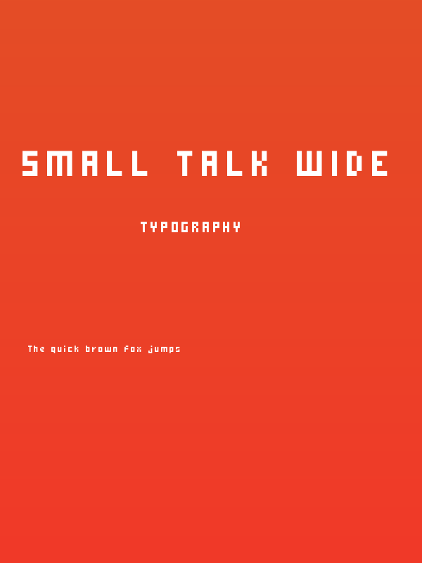 Small Talk Wide Poster