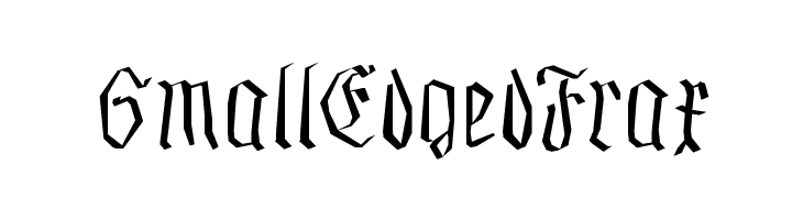 SmallEdgedFrax  font caratteri gratis