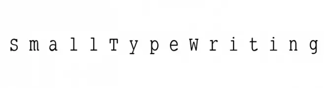 SmallTypeWriting  Fuentes Gratis Descargar