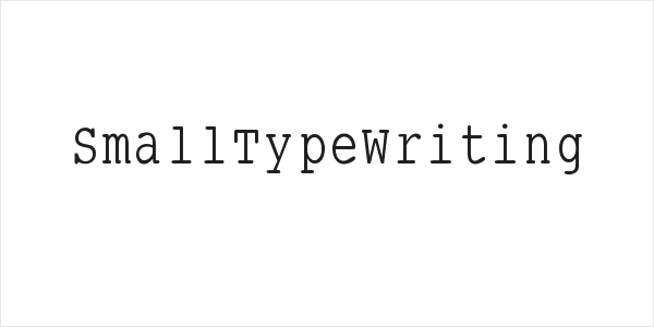 SmallTypeWriting Logo