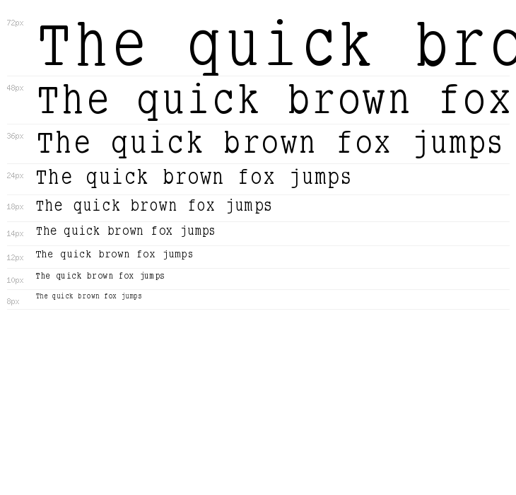 SmallTypeWriting Waterfall