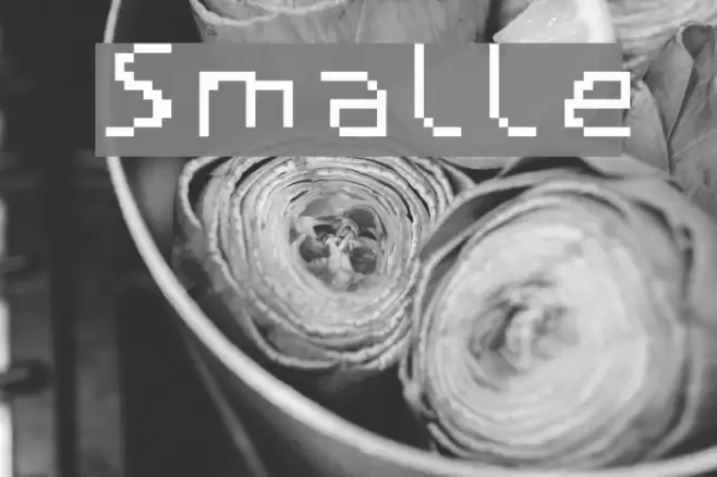 Smalle Font examples