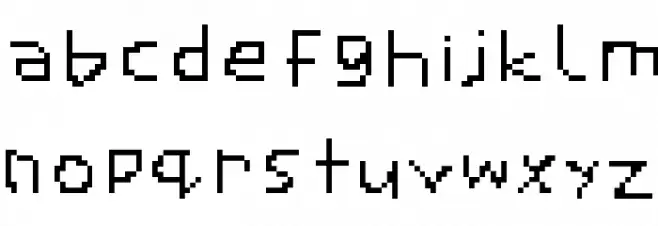 Smalle Caratteri MINUSCOLO