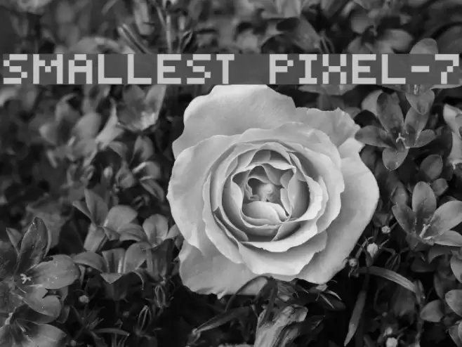 Smallest Pixel-7 Font examples