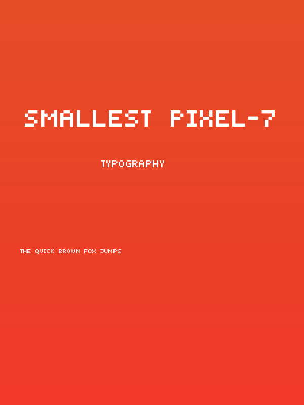 Smallest Pixel-7 Poster