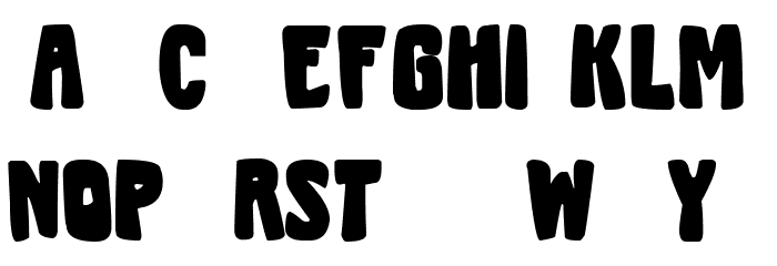 Smallfoot Font LOWERCASE
