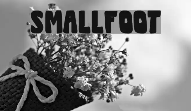 Smallfoot Font examples