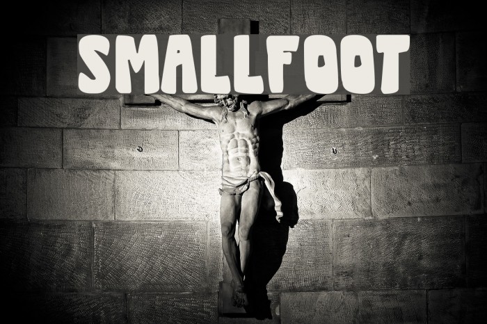 Smallfoot Font examples