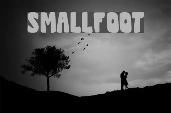 Smallfoot Font examples