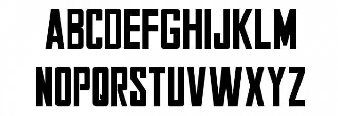 Smallville Solid Font UPPERCASE