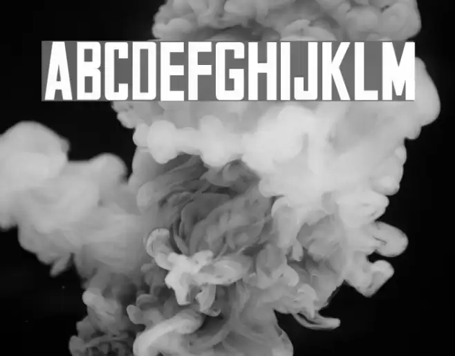 Smallville Solid Font examples