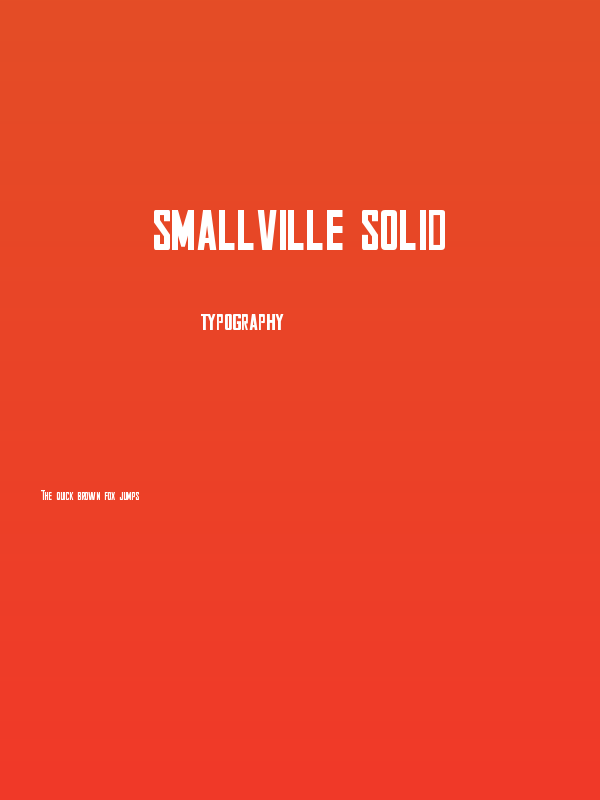 Smallville Solid Poster