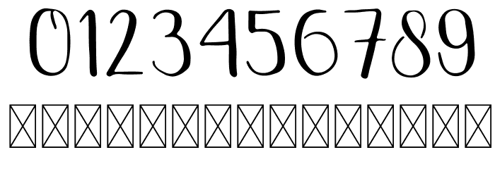 Smally Rose Free Font OTHER CHARS