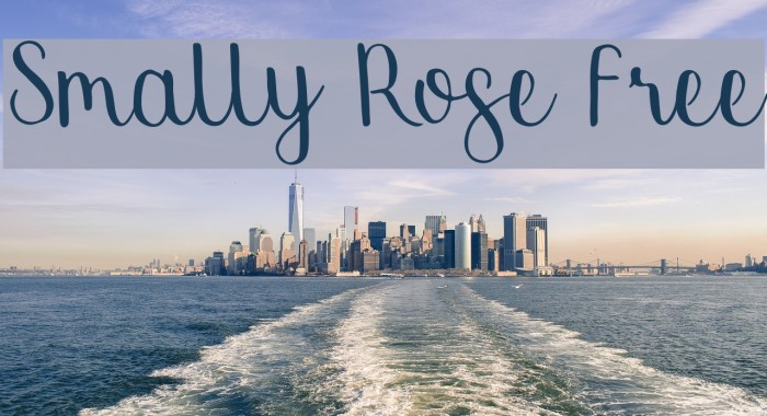 Smally Rose Free Font examples