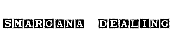 Smargana Dealing Font