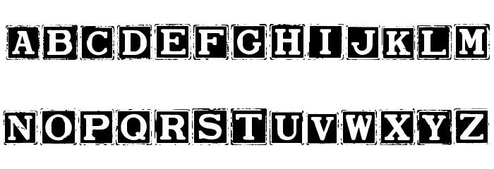 Smargana Dealing Font LOWERCASE