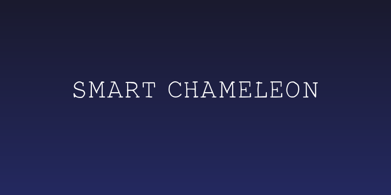 Smart Chameleon Social Header