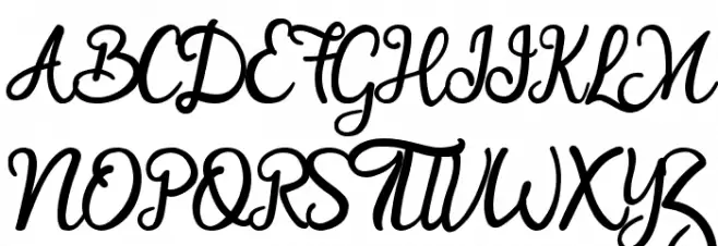 Smart Cherie Schriftart Groß