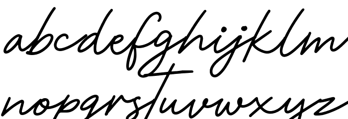 Smart Daddy Font LOWERCASE