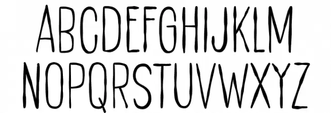 Smart Duck Font LOWERCASE