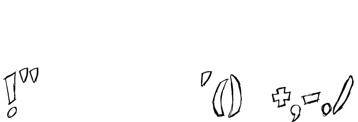 Smart Faces Font OTHER CHARS