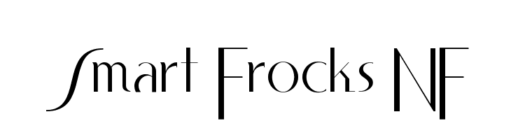 Smart Frocks NF  les polices de caractères gratuit tlcharger