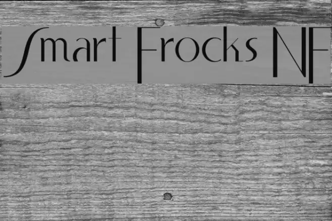 Smart Frocks NF خط examples
