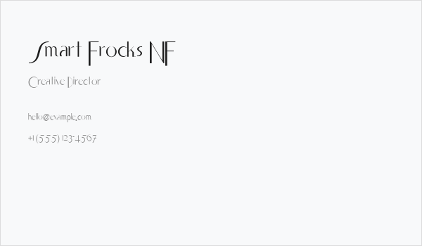 Smart Frocks NF Business Card