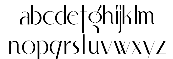 Smart Frocks NF Font LOWERCASE