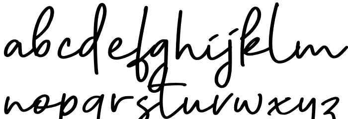 Smart Hallen Font LOWERCASE