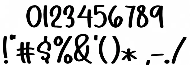 Smart Home Font OTHER CHARS