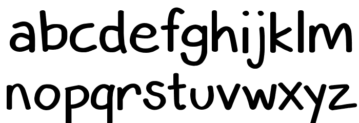 Smart Kid Font LOWERCASE