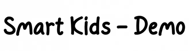Smart Kids - Demo  Frei Schriftart Herunterladen