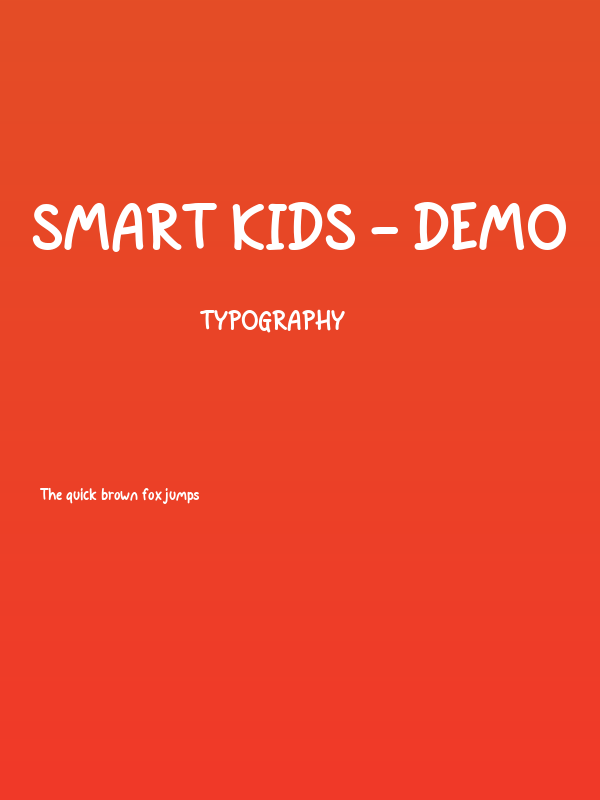 Smart Kids - Demo Poster
