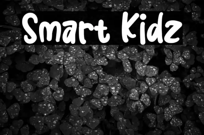 Smart Kidz Font examples