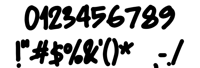 Smart Line Font OTHER CHARS