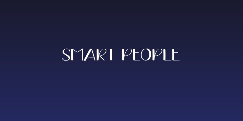 Smart People Social Header